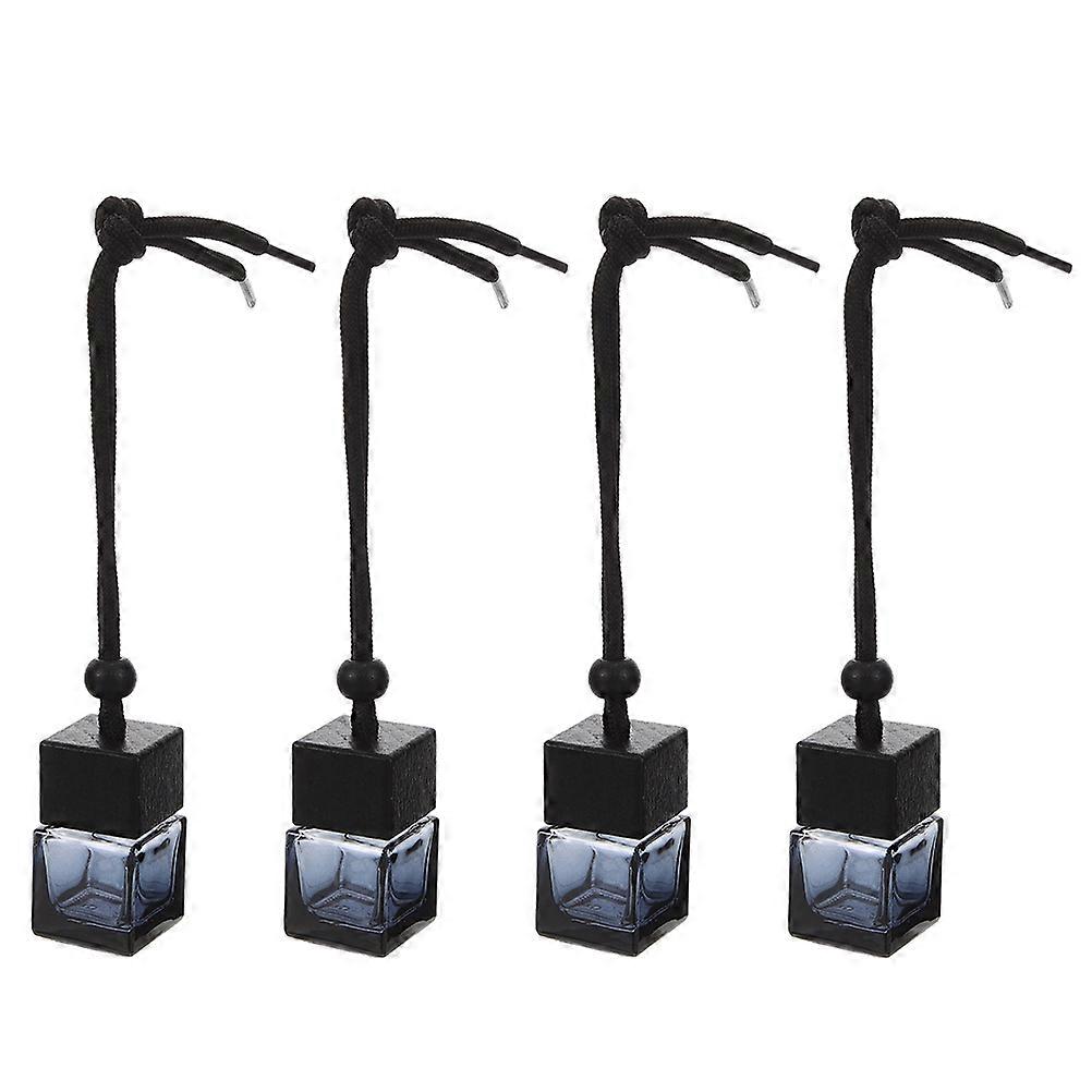 4pcs Hanging Car Air Freshener Empty Diffuser Bottles for Essential Oils Auto Home Office Decoration