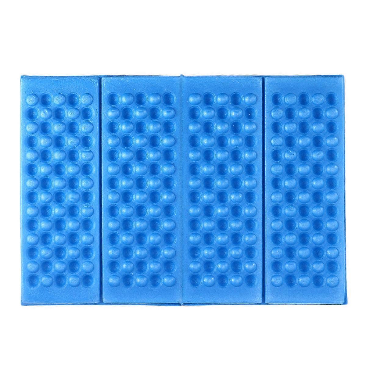 Blue XPE Folding Pads for Camping with Waterproof Design Ultra Lightweight and Comfortable Honeycomb Protrusions 2 PCS