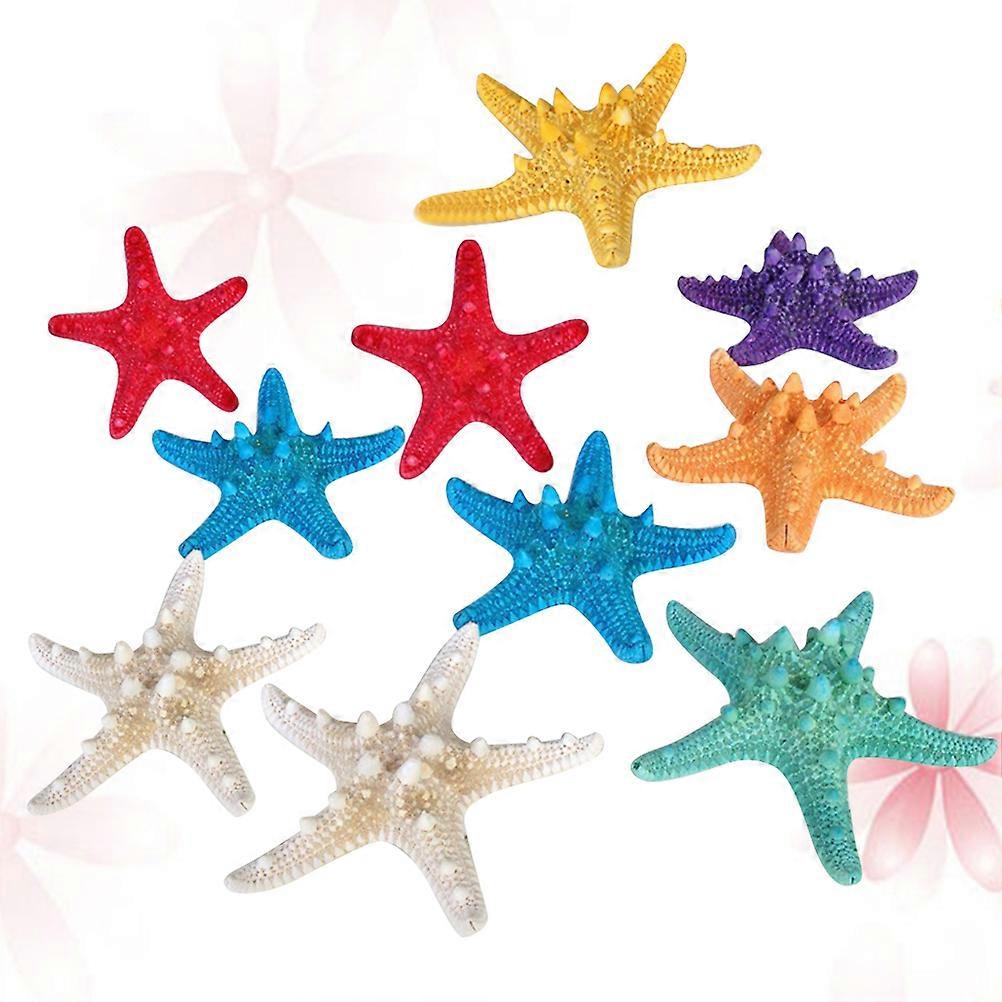 Worgeous 10 Pcs Beach Ornaments for Under the Sea Party Decorations with Ocean Theme