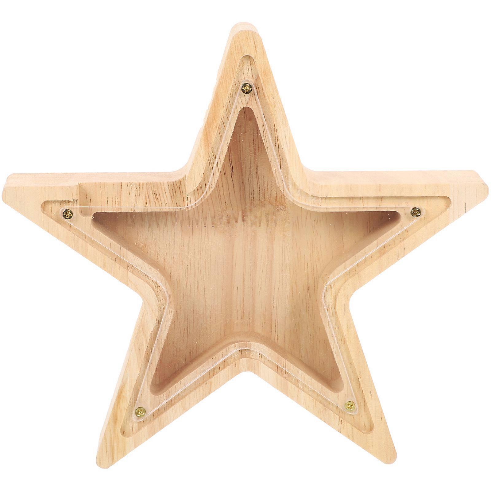 Star Shape Piggy Bank – Decorative Money Holder for Home Office, Unique Desktop Adornment for Friends and Family, Encourages Saving with Creative