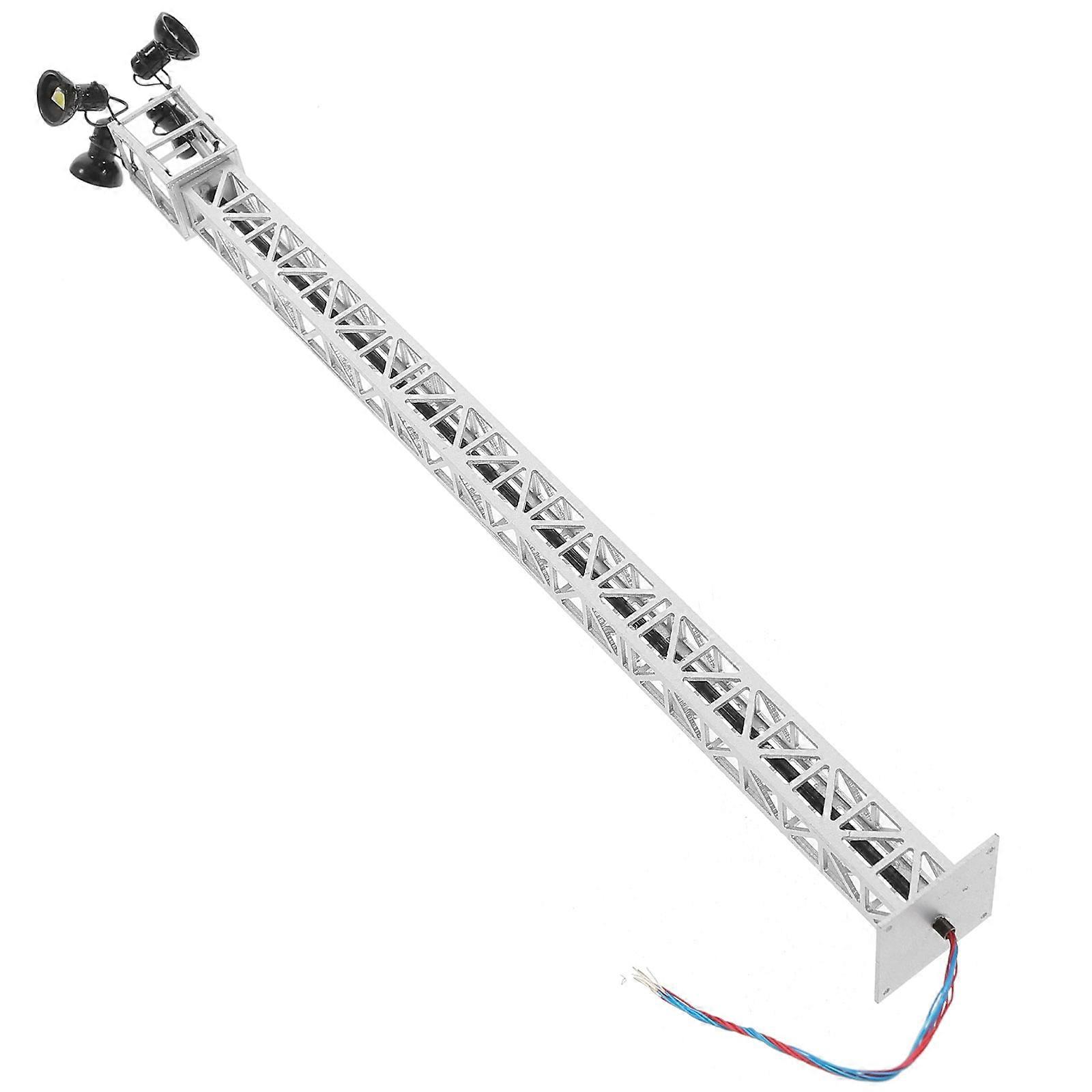 Miniature Railroad Signal Lamp   Stylish DIY Landscape Accessory for Mini House Craft Enthusiasts