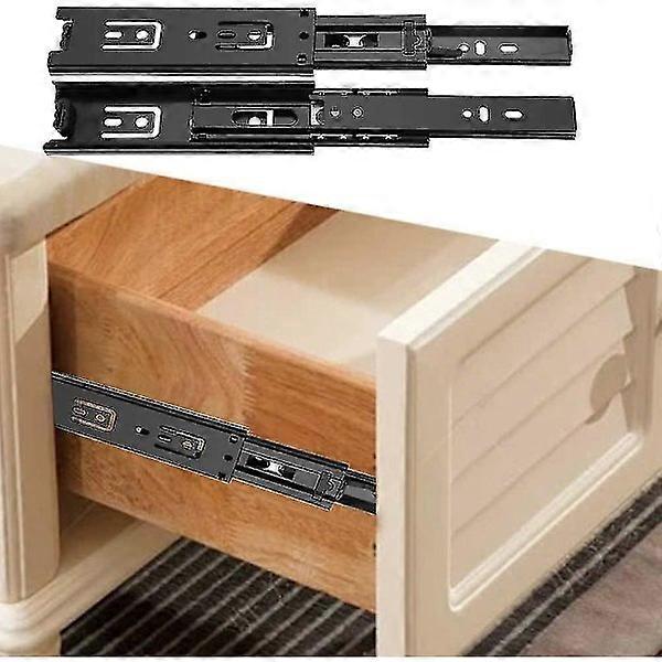 2 pcs Mini Short Drawer Slides with Ball Bearing Rail