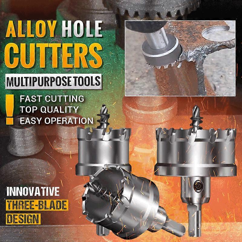 1Pcs/12Pcs 16mm-65mm Metal Hole Saw Alloy Hole Cutters Drill Bit Set for Wood Plastic Materials Metal Cutting Dropship