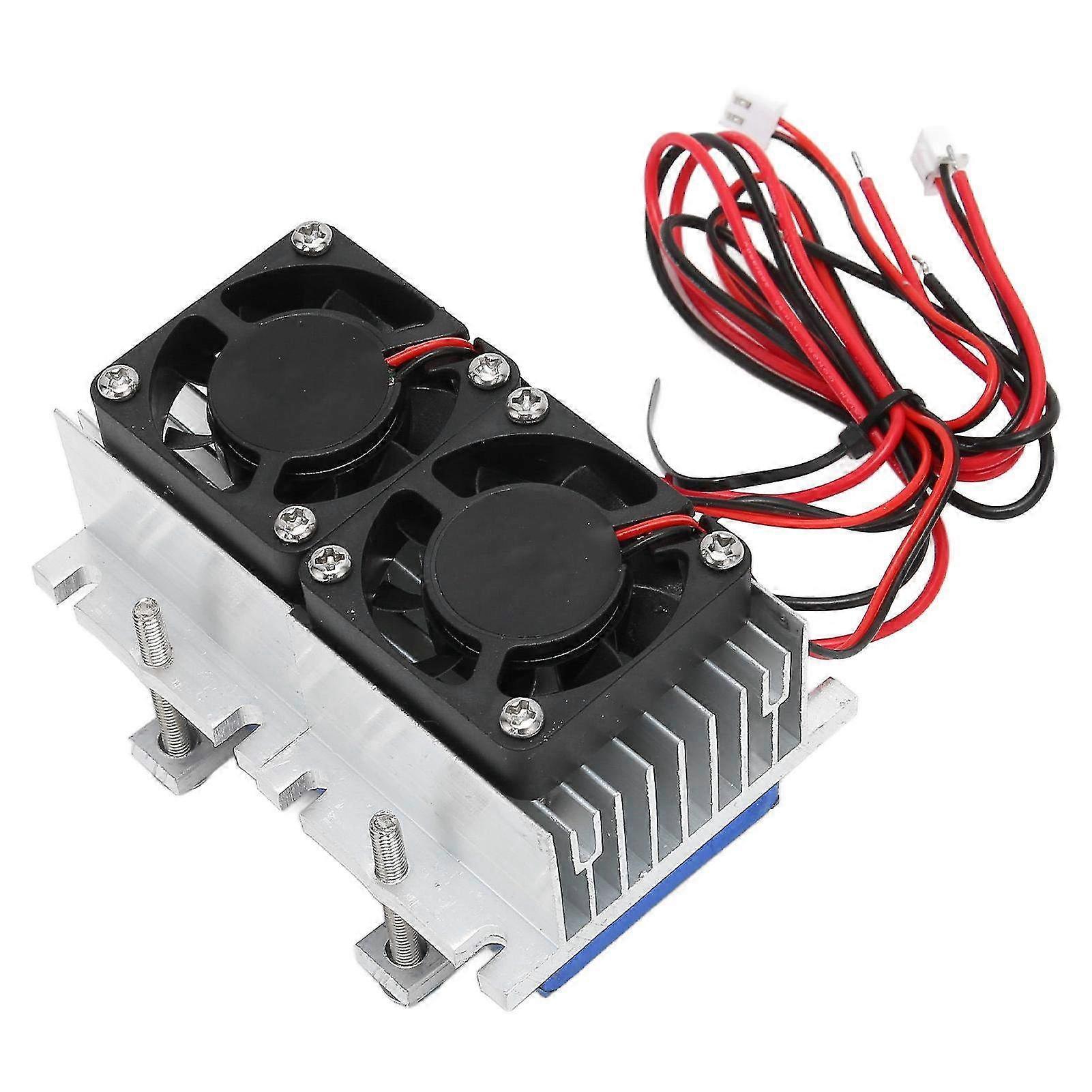 144W Peltier Thermoelectric Cooler - 12V Semiconductor Air Conditioner Cooling System & DIY Mini Fridge Kit for Custom Cooling Solutions