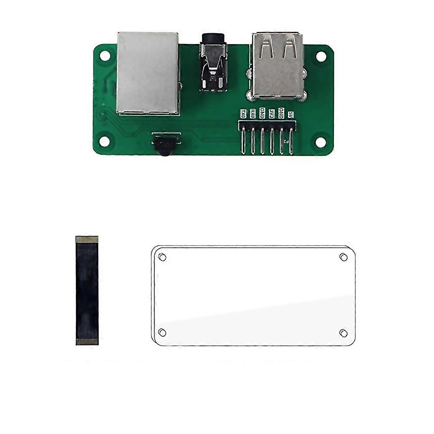 För Walnutpi Zerow expansionskort 100m Ethernet-port 2xusb20