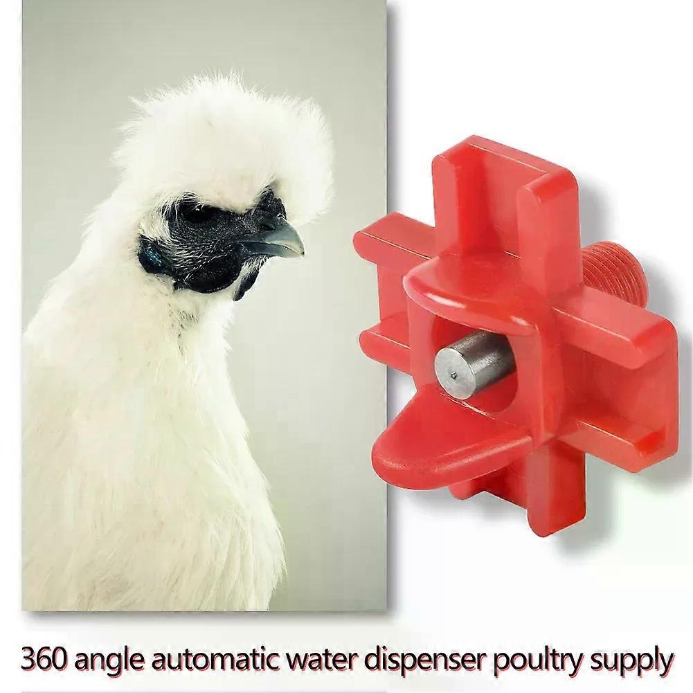Quail Water Nipple Drinking Tool Kit Chicken Drinker Feeder Automatic Walking Stick for Chicken Home Ornaments