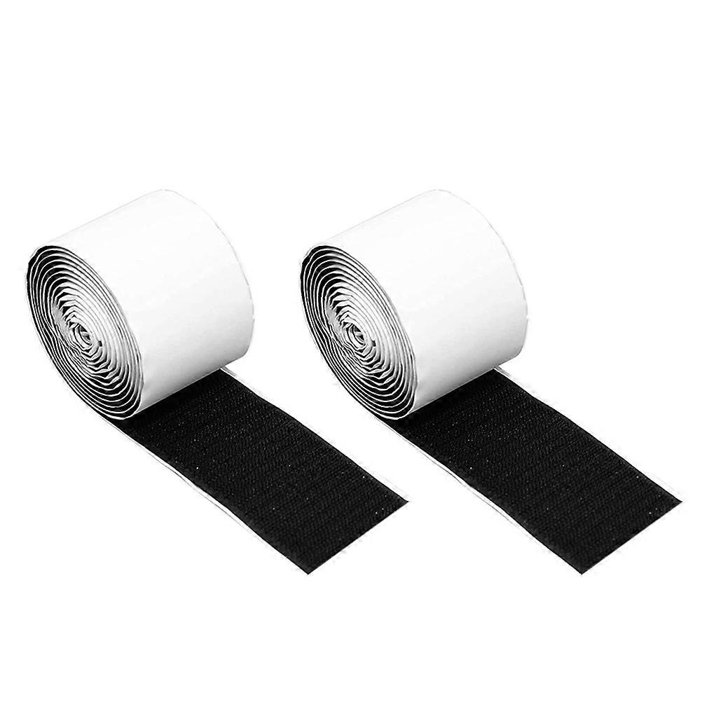 2 Rolls Pedal Mounting Tape for Guitar Pedal Boards   Strong Adhesive Hook and Loop Fastener   Convenient and Practical Accessory for Music Lovers