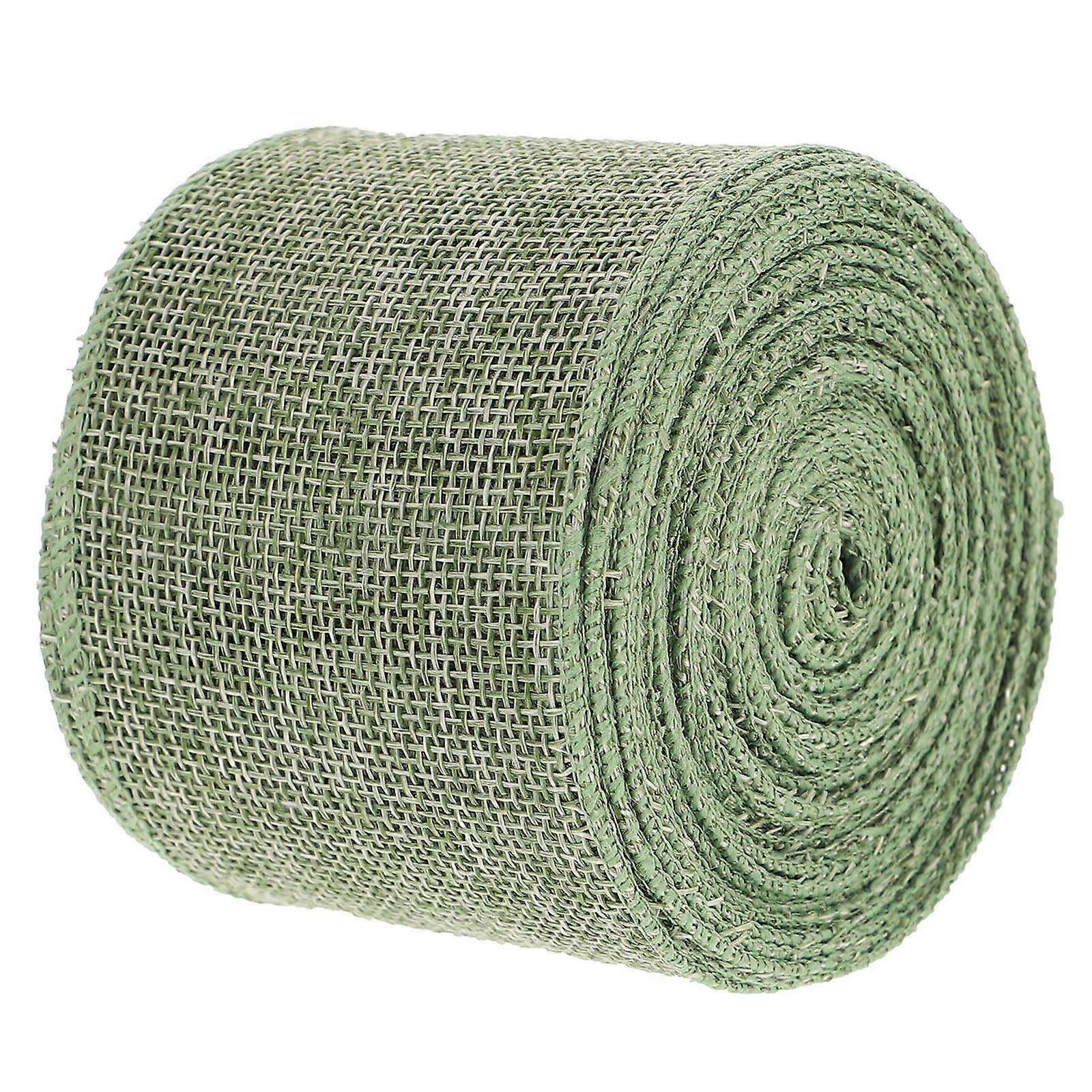 Rustic Imitation Hemp Ribbon – DIY Craft Ribbon for Wedding Invitations, Bouquets, Festivals & Decorations – Light Roll