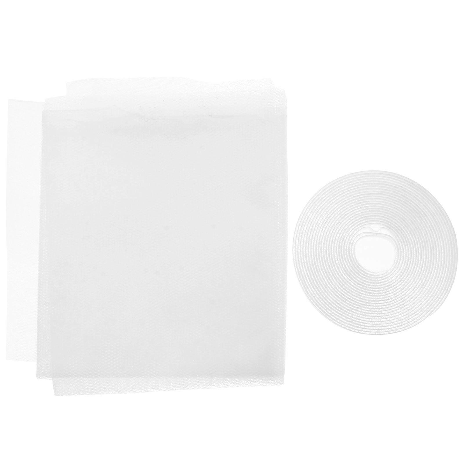 Window Netting Mesh 4PCS for Friends Housewarming Gift 150X130CM White Moth Proof
