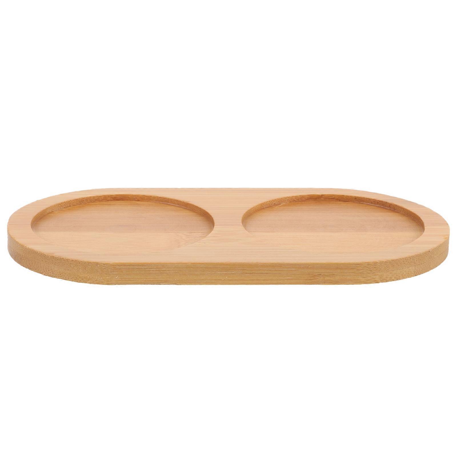 Dining Table Coaster Bamboo Mat Non-Slip Light Brown for Office 1Set