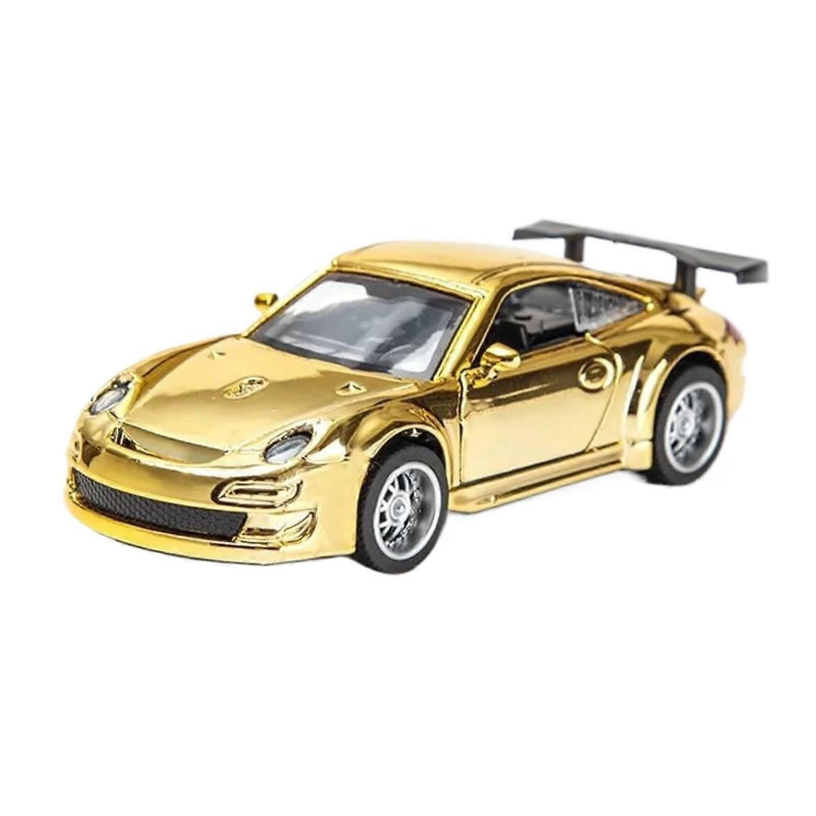 1:32 Scale Racing Alloy Model Rare Pullback Gold Diecast Car Collection Complete Model