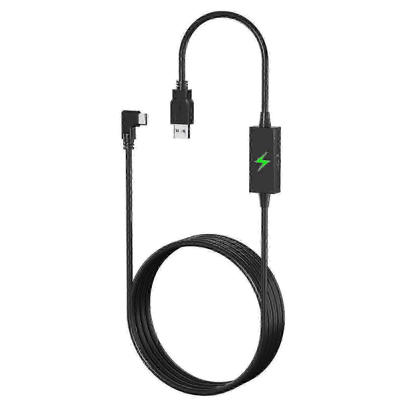 Meta Quest Pro 16ft Link Cable - Steam Compatible with Charging Port