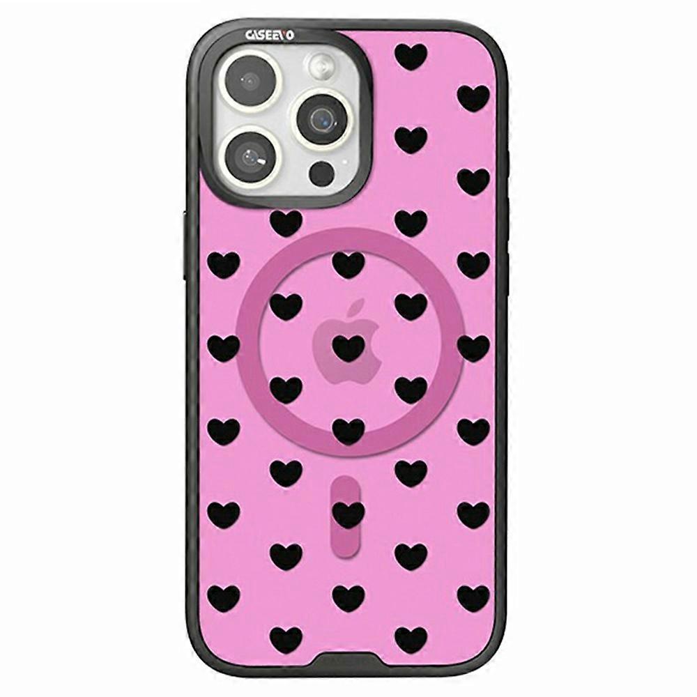 CASEEVO For iPhone 14 Pro Case Compatible with MagSafe TPU Acrylic Cover with Interchangeable Dots B
