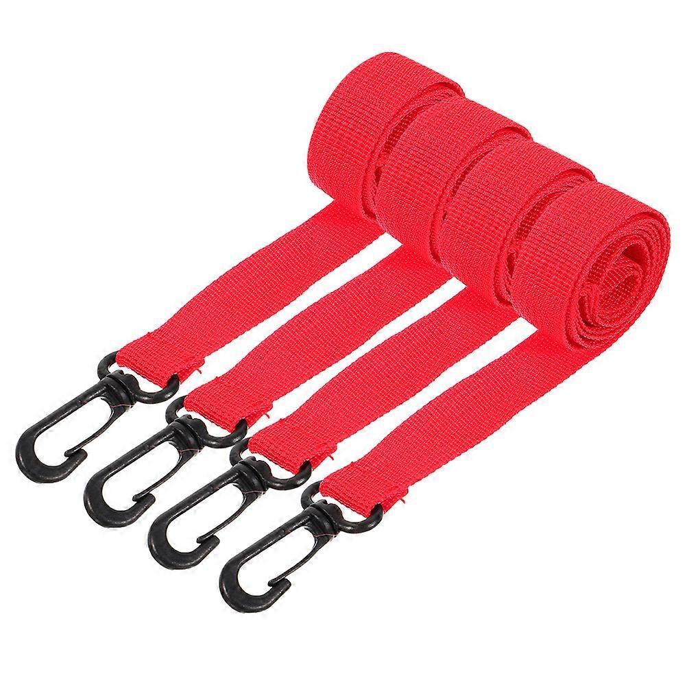 4pcs Walking Safety Ropes with Hooks Detachable Leashes for Kindergarten & Outdoor Use Bright Colors Ensure Visibility & Safety