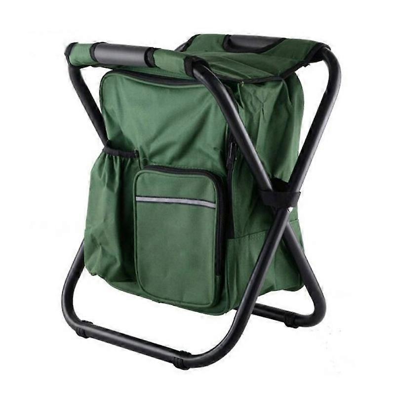 Fishing Stool With Insulation Bag Outdoor Stool(Green)