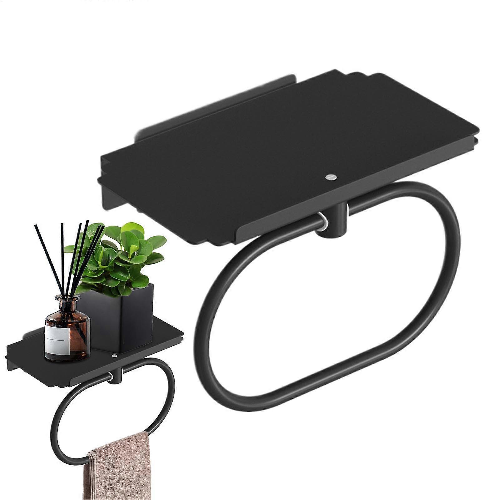 Towel Ring for Bathroom and Kitchen | Adhesive Wall-Mount, Drill-Free Mounting