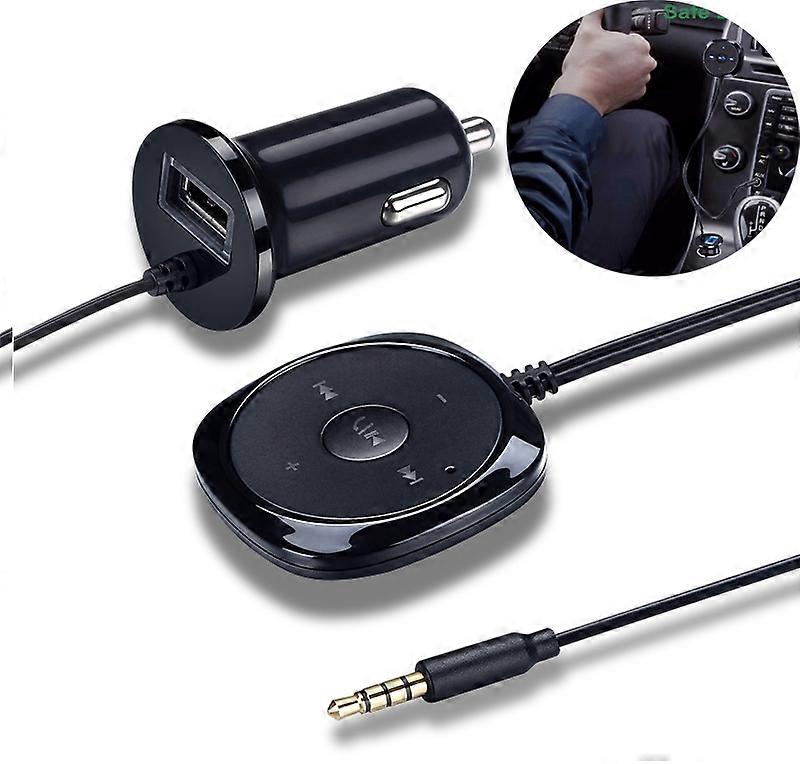 BC20 Bluetooth-compatible Car Kit Bluetooth-compatible Car Receiver3.5mm Audio Receiver Car Handsfre