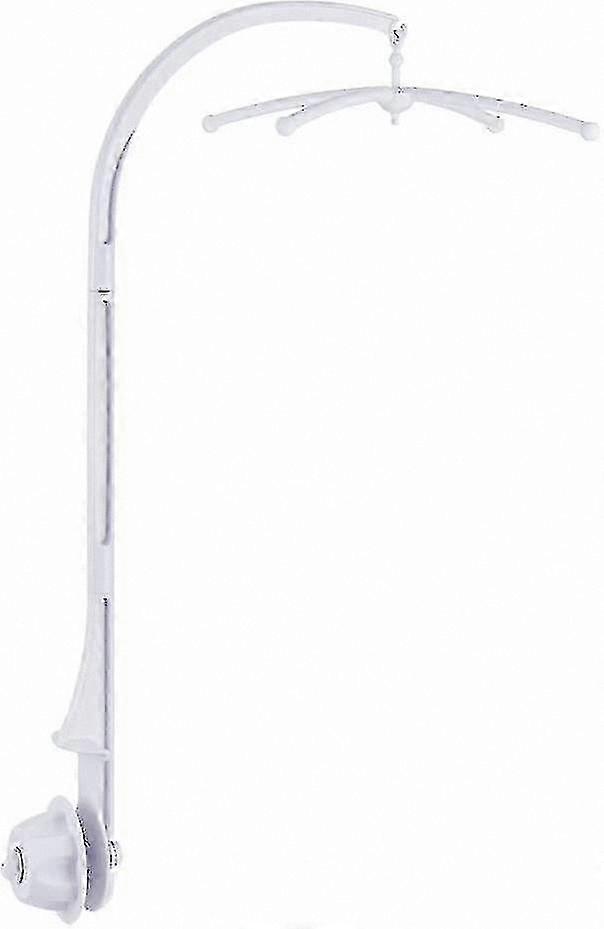 White Crib Mobile Stand with Arm for Hanging Toys and Dolls