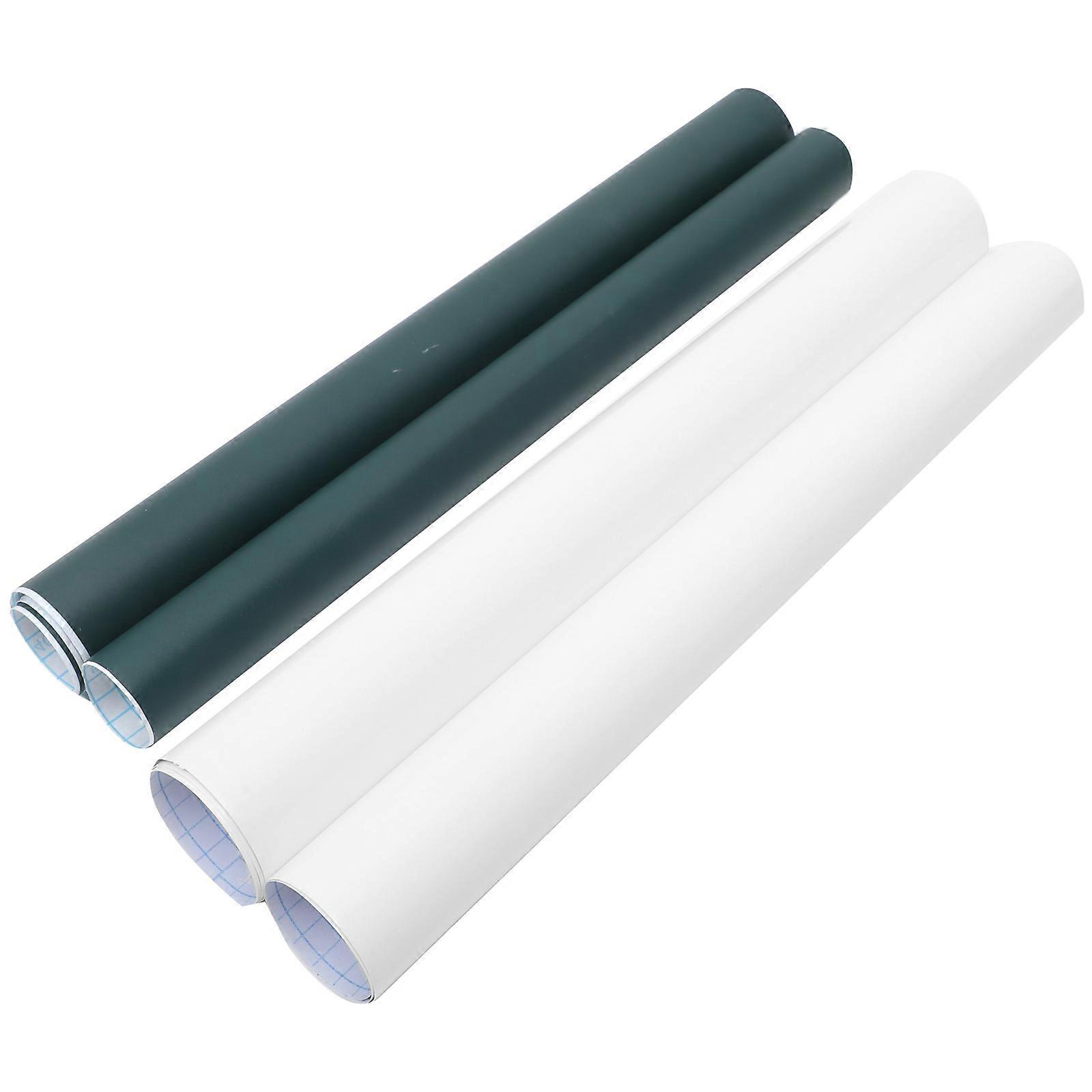 Erasable Whiteboard Stickers for Walls Decorative PVC Dry Erase Sheets Assorted Colors 2 Pieces