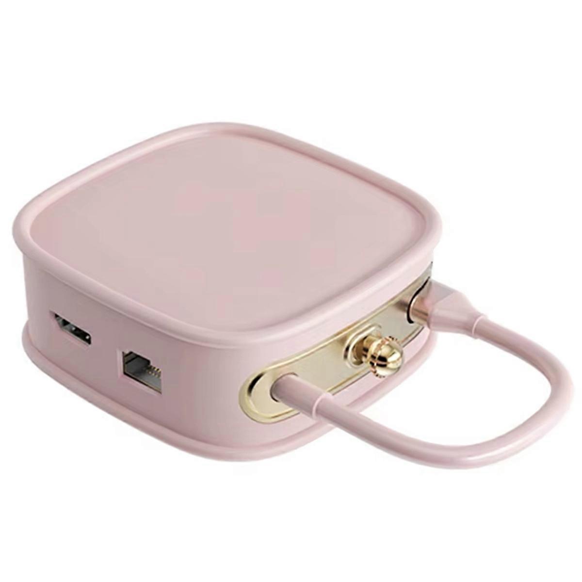 For Docking Station TV Base Stand 10 in 1 Hub USB Type C to 60Hz USB-C for TV Base