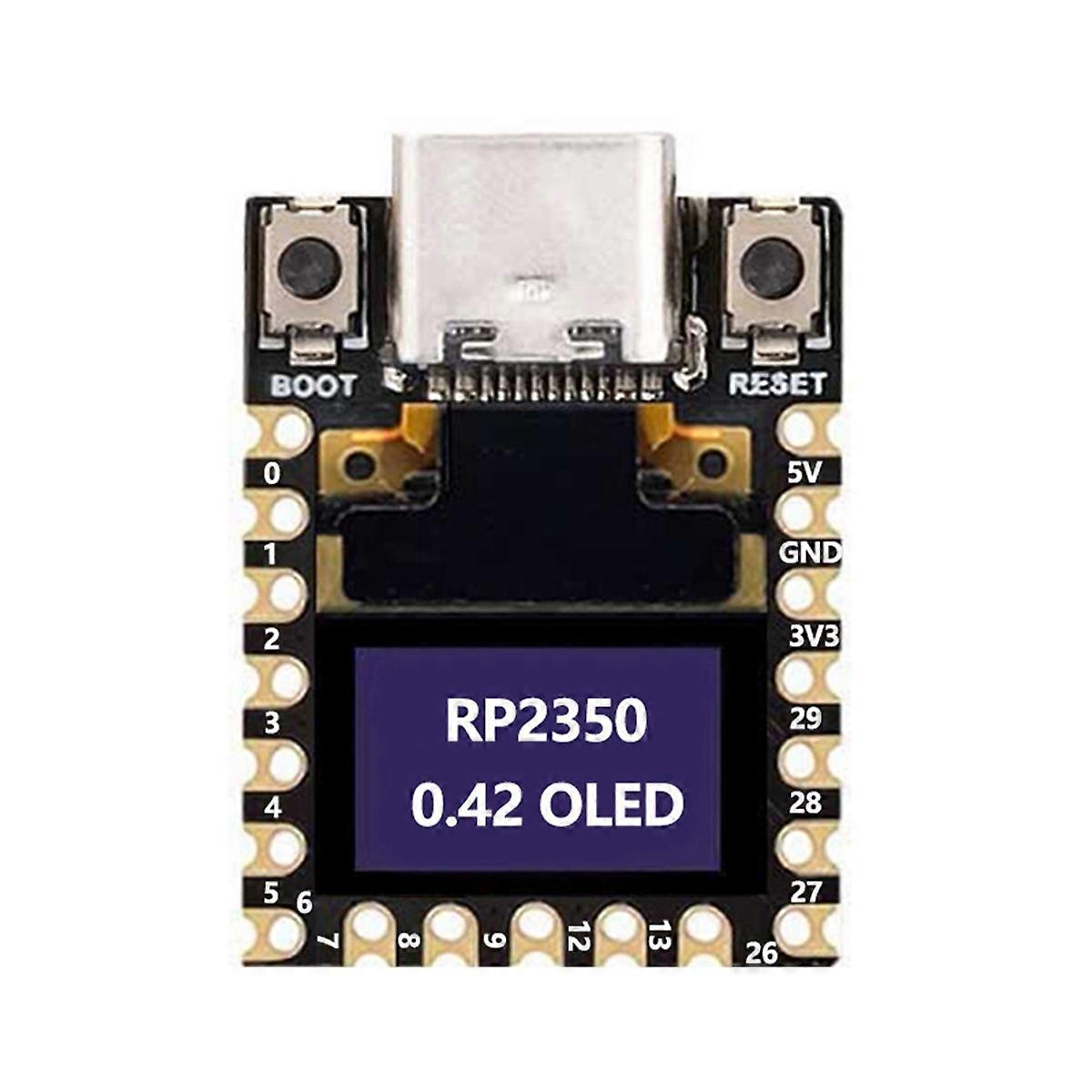 RP2350 Mini Development Board with 0.42 Inch OLED Display