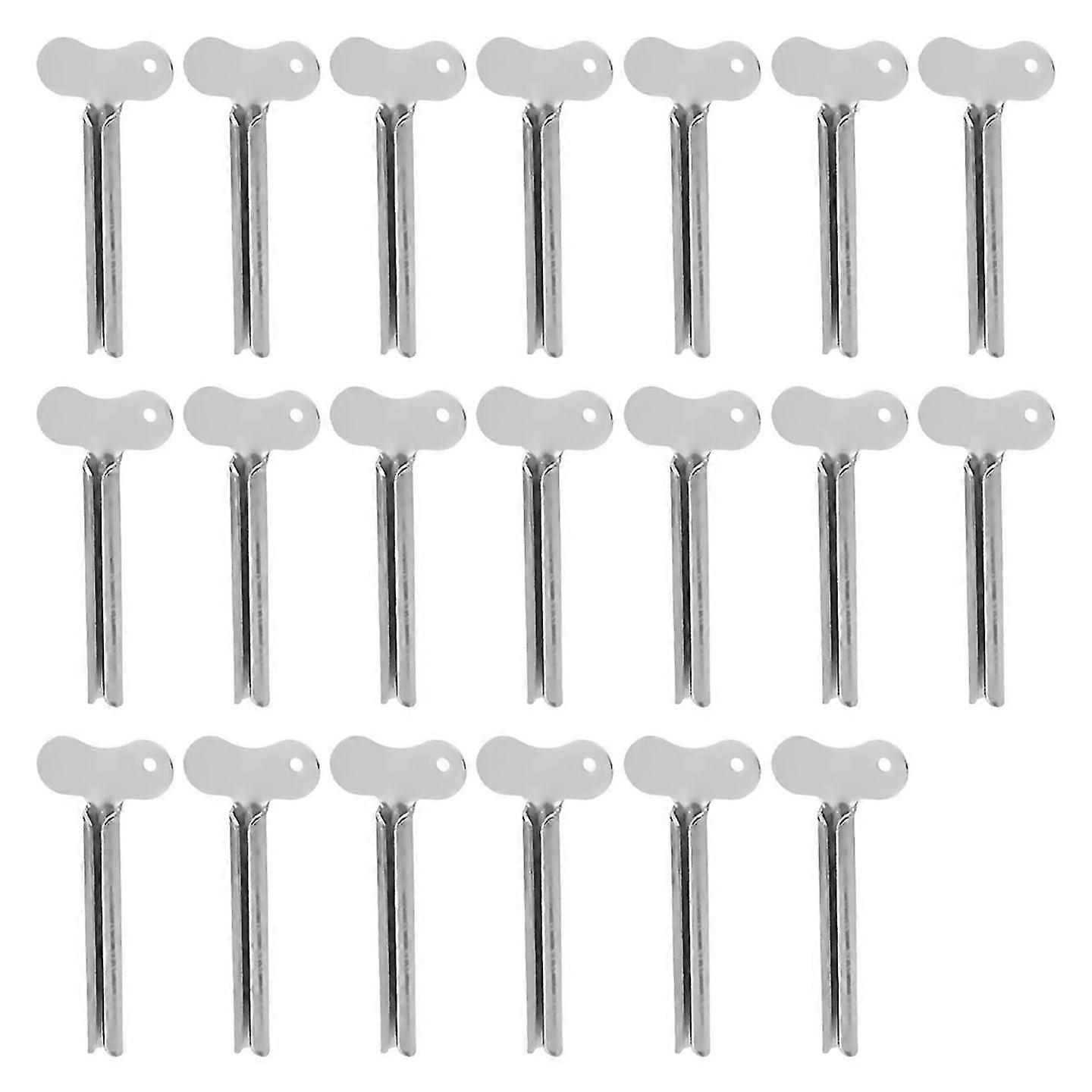 For for 20pcs toothpaste tube squeezers metal key toothpaste squeezers