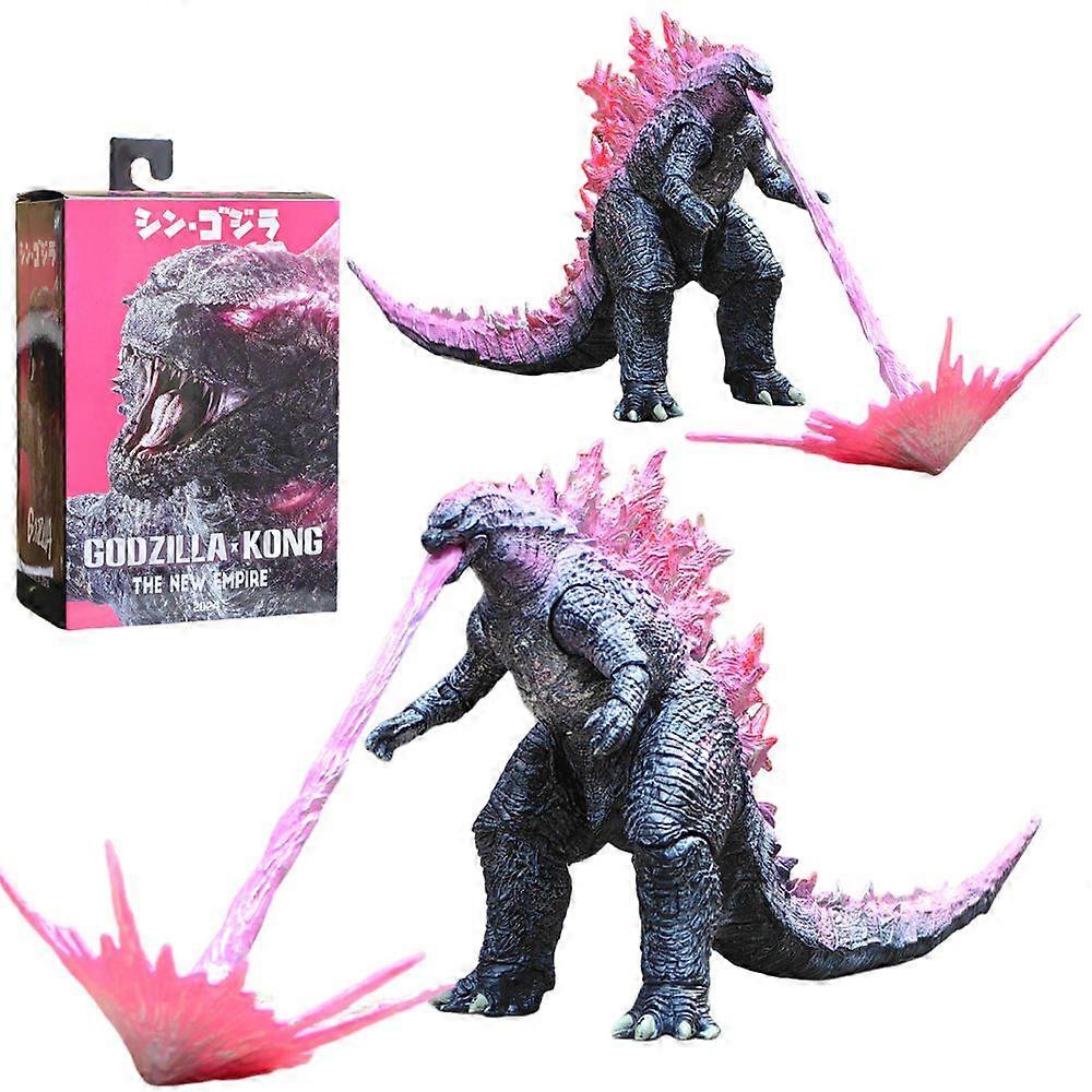NECA 2024 Godzilla vs Kong Burning Godzilla Model Toy 16CM Box Set