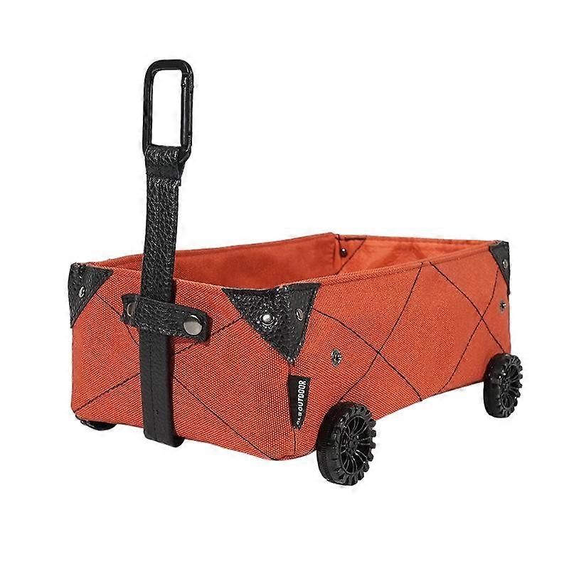 Foldable storage box with wheels, made of Oxford cloth, suitable for all types of cars
