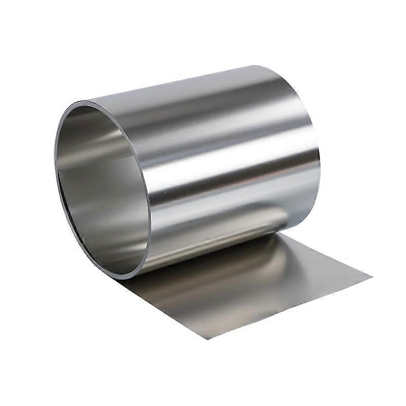 304 Stainless Steel Foil Strip Sheet Thin Plate 100mm Width 1000mm Length Thickness 0.01 to 0.2mm(0.1mm)