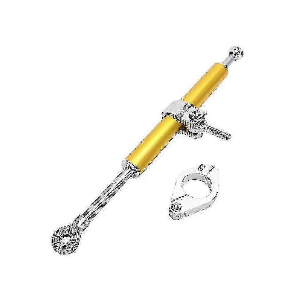 Motorcycle steering damper for R6 MT07 - Universal 330MM CNC safety control--Gold