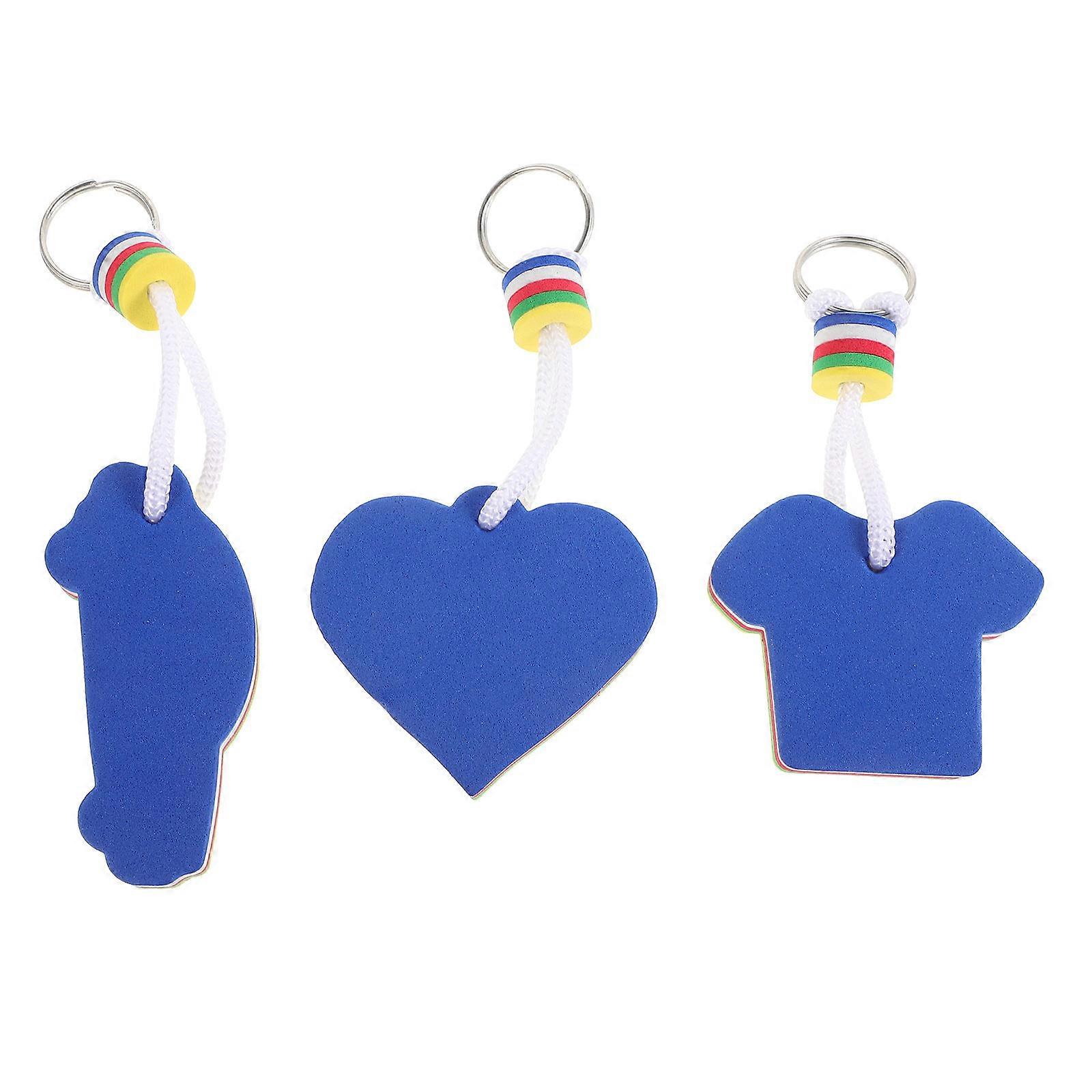 Boat Key Floating Keychain Sponge Float Key Ring for Water Sports 3Pcs