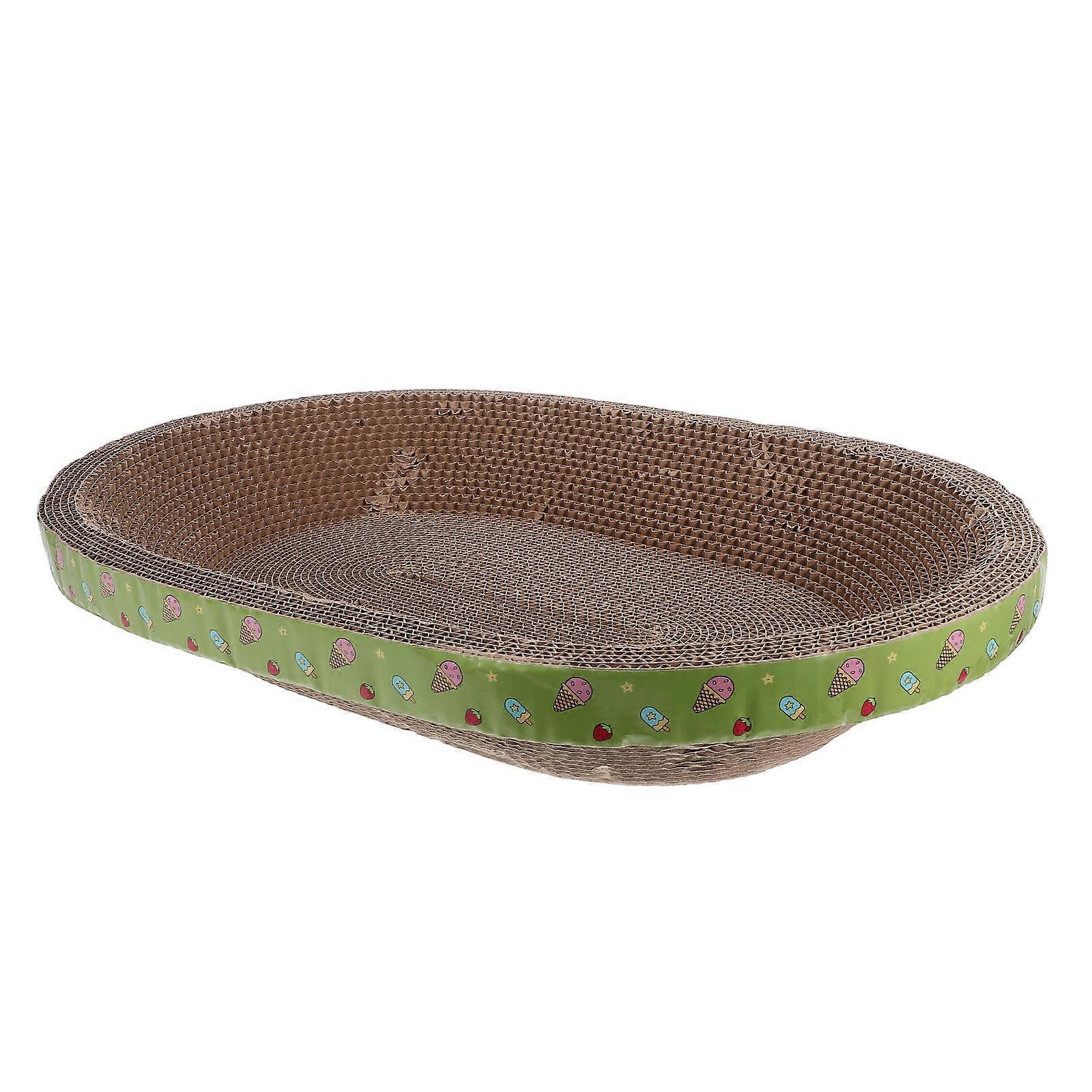 Indoor Cat Plaything Cat Scratcher Nest Multi 43.00X30.00X7.50CM Corrugated Paper Scratching Playing 1Pack