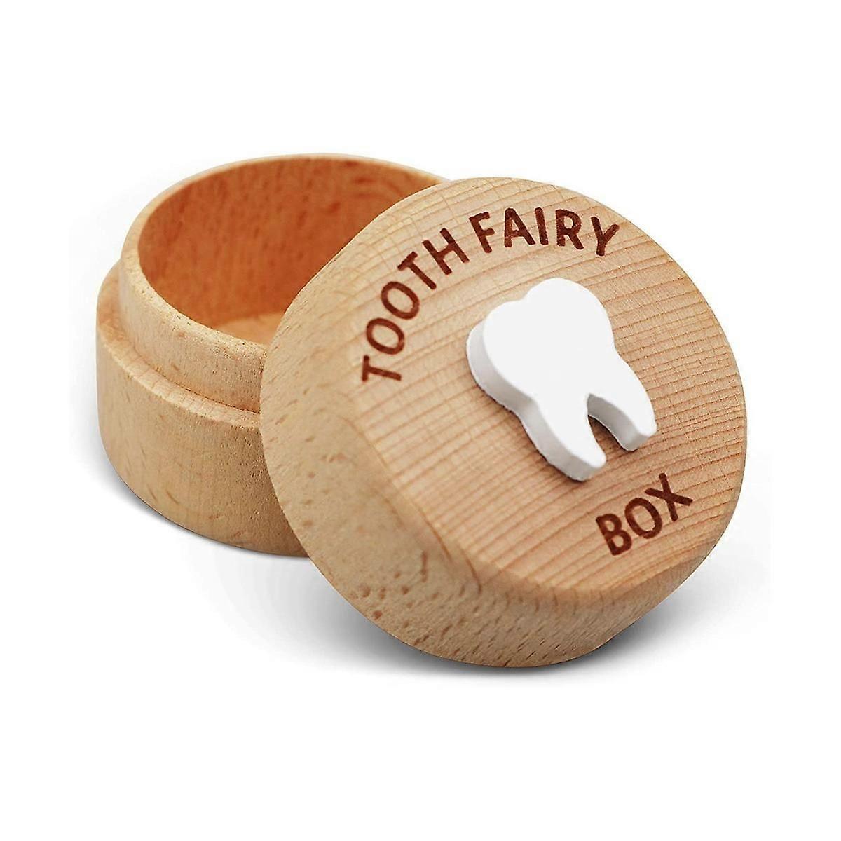 Tooth Fairy Box ,Cute 3D Carved Dropped Tooth Keepsake Storage Box Gift for Boy and Girls, Kids Too