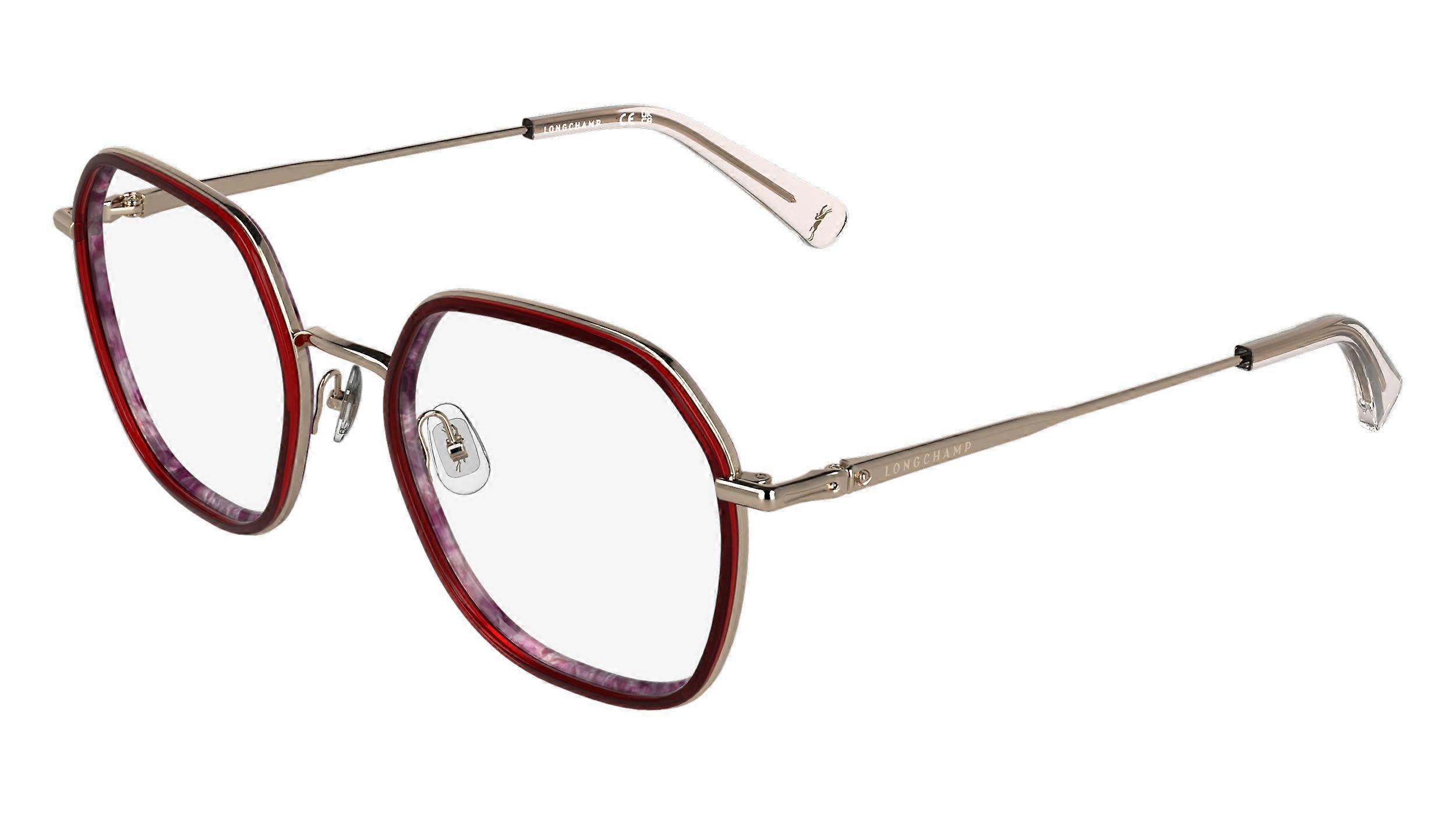 Eyewear Frames LONGCHAMP LO2183 641 MARBLE RED 53/20/140 FEMALE