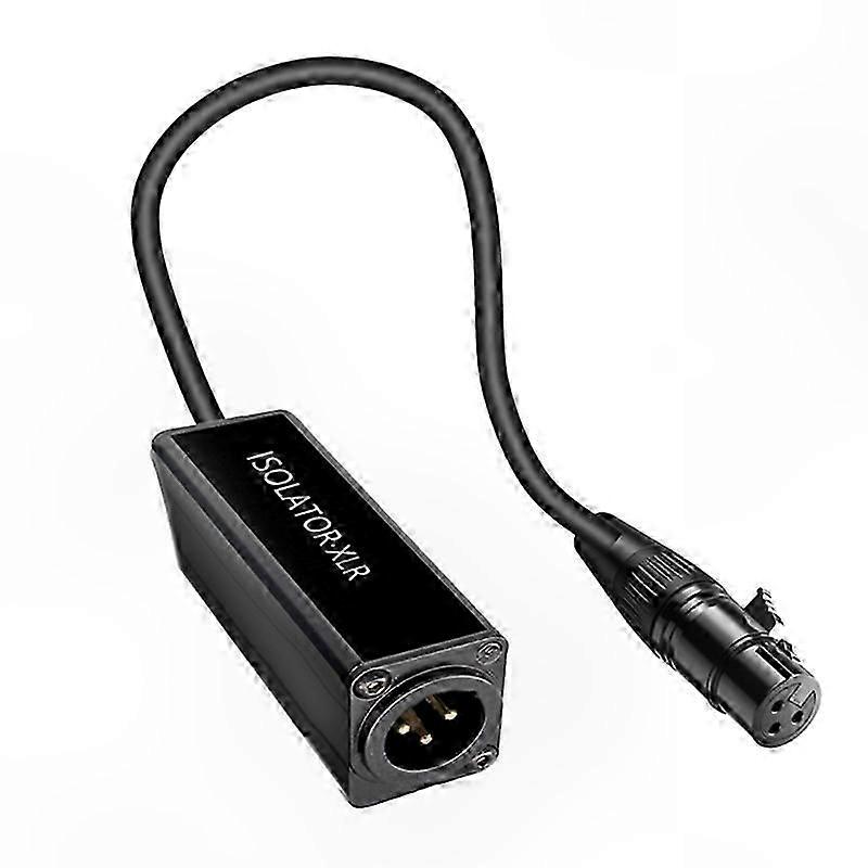 Ground Loop Noise Eliminator for Audio Isolator XLR Connection