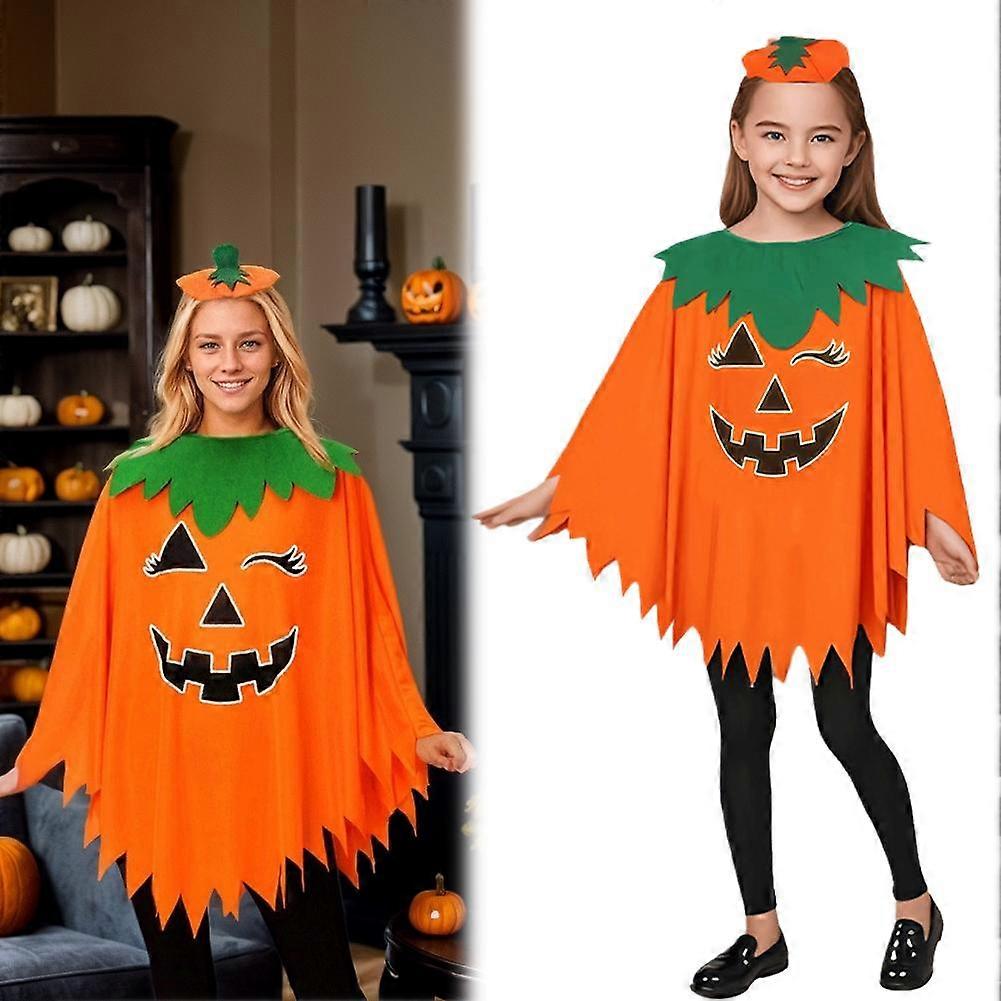 Kostyme Gresskar Nattlysende Kappe Med Hodebånd Performance Festivalkostyme