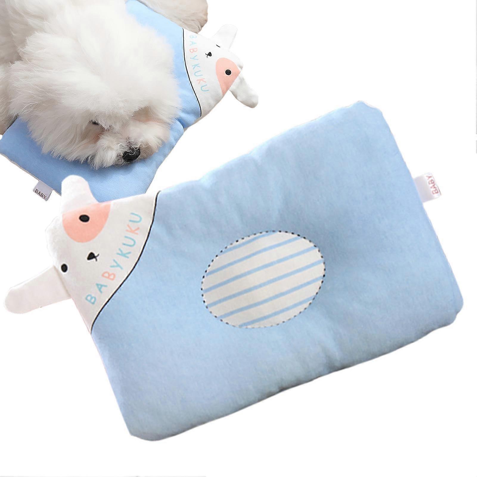 Puppy Pillow Calming Pet Pillow With Neck Support For Small Dogs And Indoor Cats Soft Plush Sleep Bed