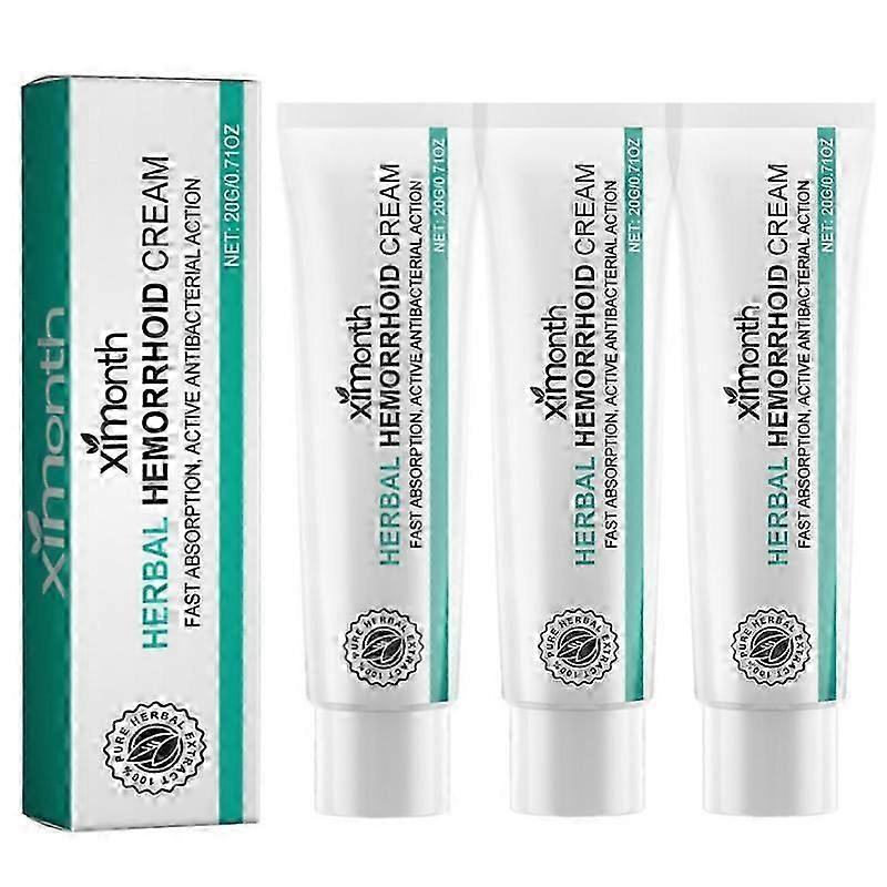 1-3 adet Bitkisel Hemoroid Kremi Etkili Güvenli Sağlıklı Yatıştırıcı Anüs ve 20g Çıkarma