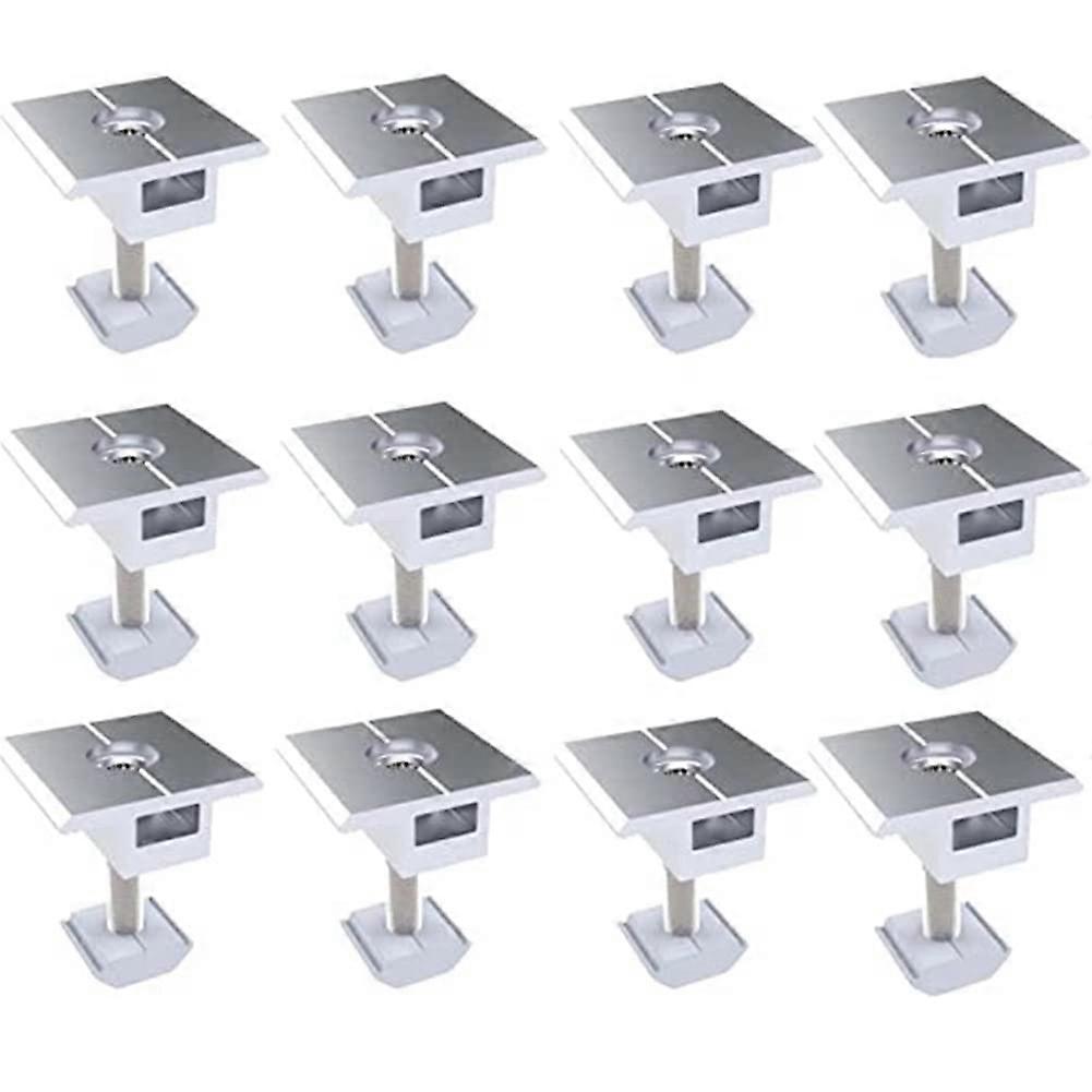 Photovoltaic Support 12Piece Aluminum Alloy MediumPressure Block Slider For Connecting And Securing Solar Panels