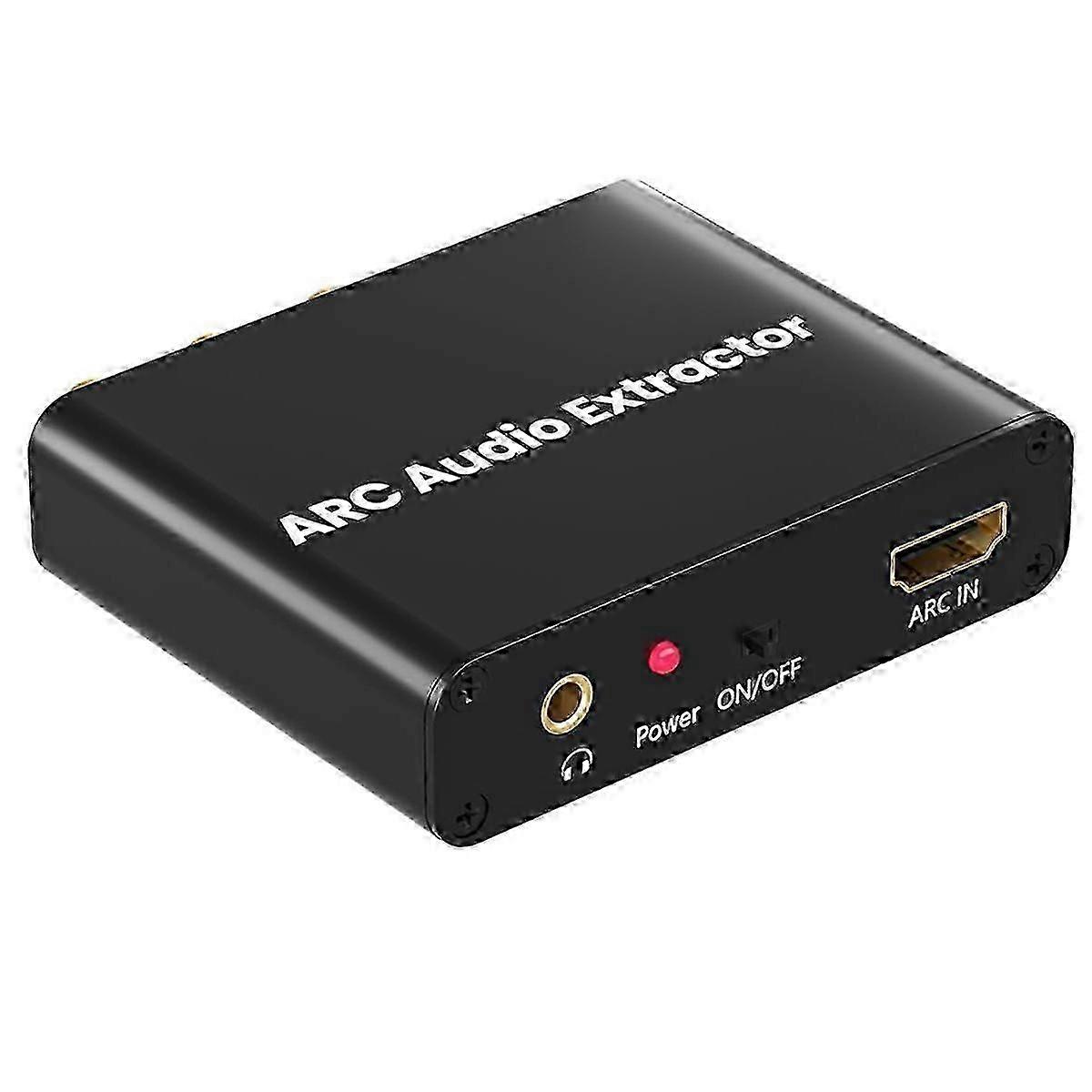 HDMI-Compatible ARC Adapter,with Digital Optical TOSLINK SPDIF/Coaxial and Analog 3.5mm,HD ARC to RC