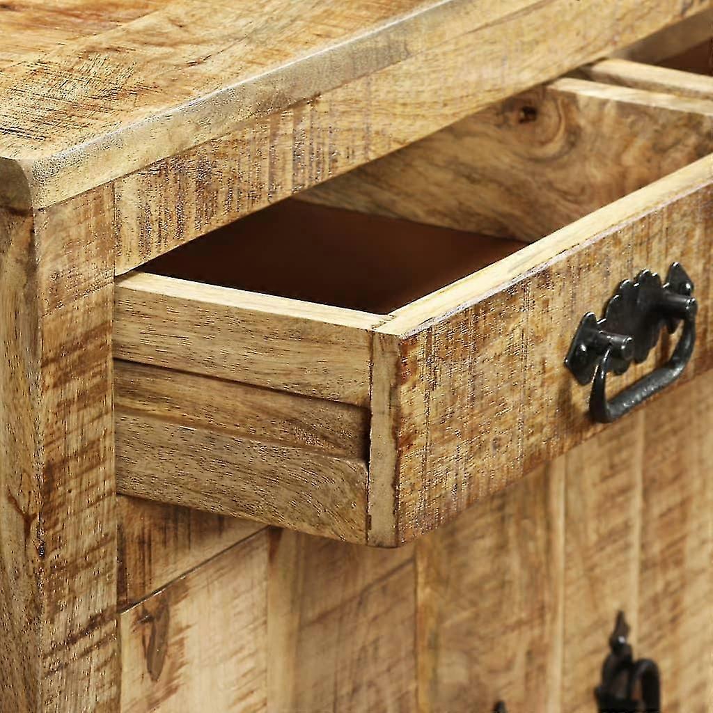Sideboard With 2 Drawers And 1 Cabinet Rough Mango Wood