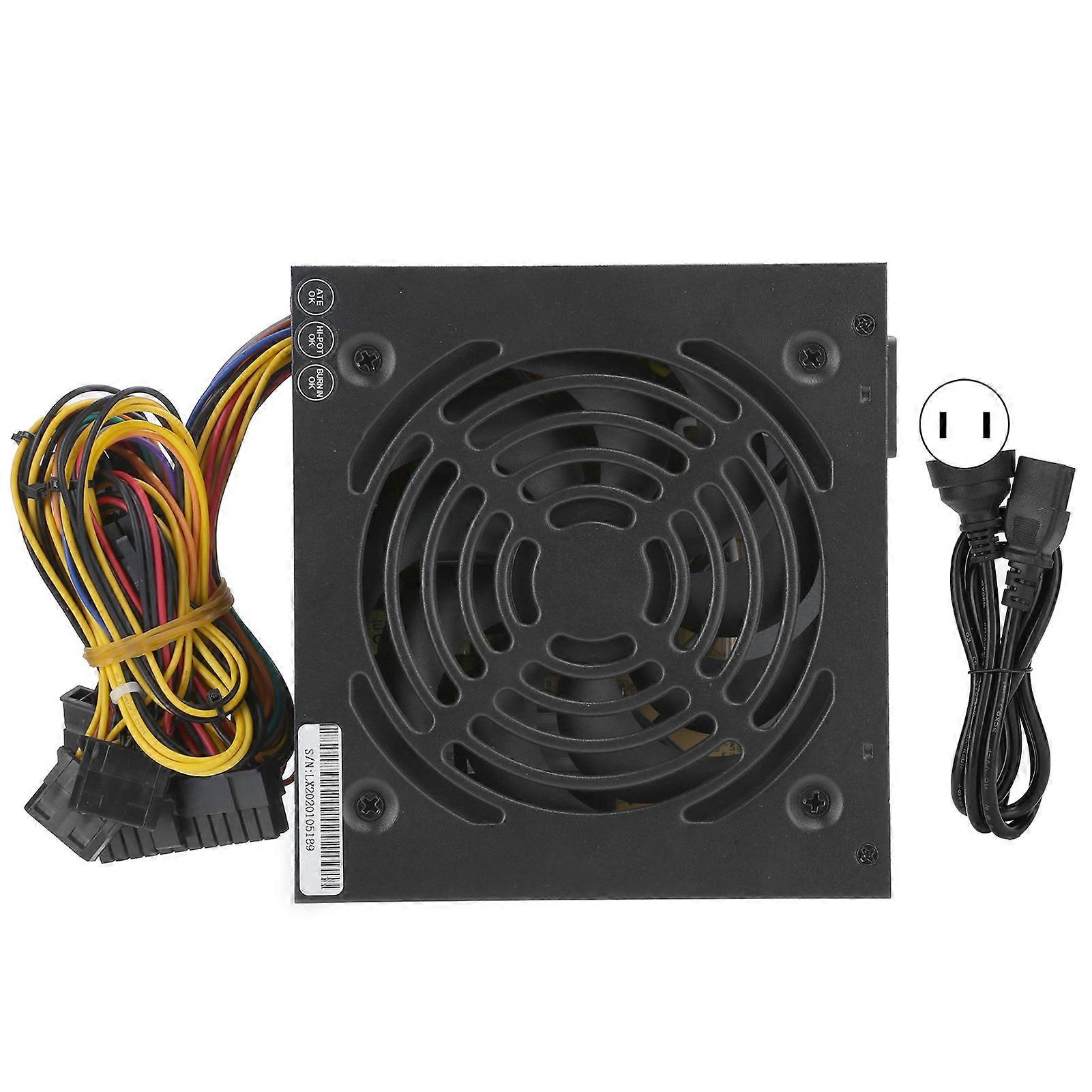 PC Power Supply 250W Desktop Computer Parts Accessories ATX-250W Adjustable 115/