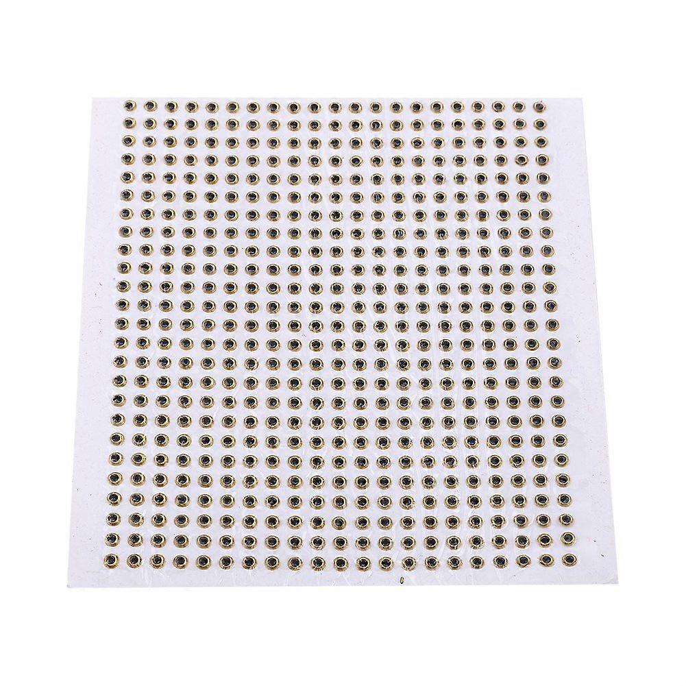 500 قطعة / حزمة 3 مم عيون السمك 3D معدات خفيفة الوزن لطعم الصيد (ذهبي ، 3 مم)