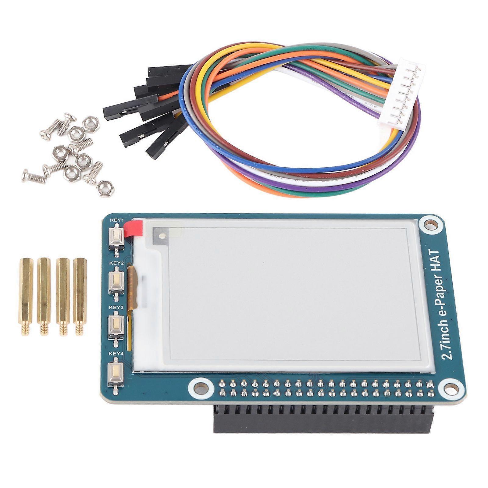 2,7 Zoll EPaper HAT EInk-Modul 2-Farben-Anzeigetafel für Raspberry Pi/Arduino