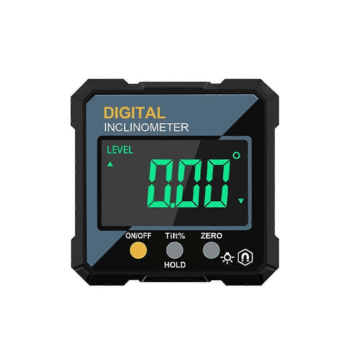 360° Reversible Electronic Digital Level Inclinometer Angle Gauge Protractor Level Ruler Tool for Me