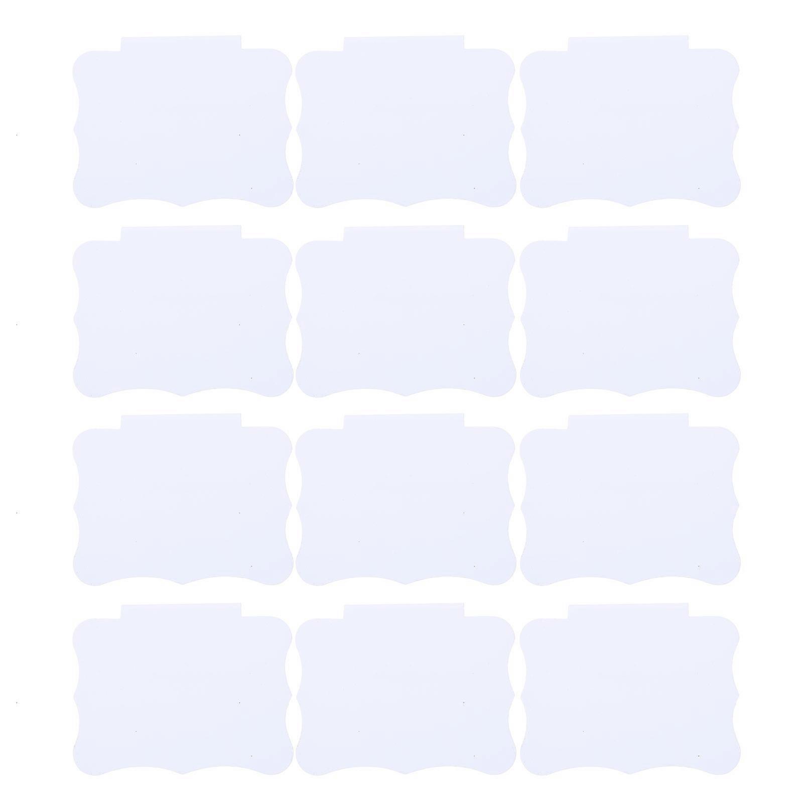 16Pcs Display Holder Clips Rectangular Design For Retail Store Product Display Writable And Erasable