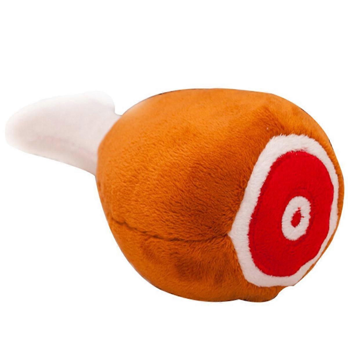 Pet Squeak Toy Plush Chicken Drumstick Toy for 3Pcs Collection