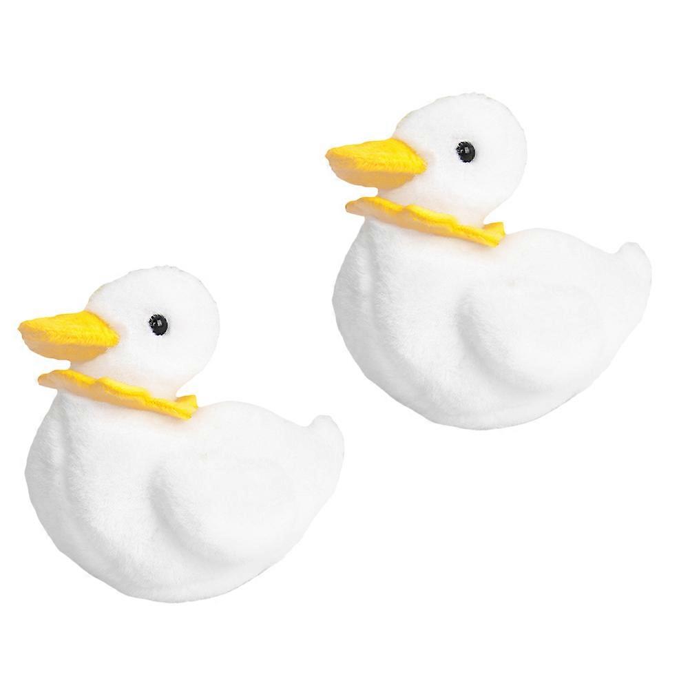 Stuffed Animal Plush Duck Keyring for Backpack Decoration 10Pcs