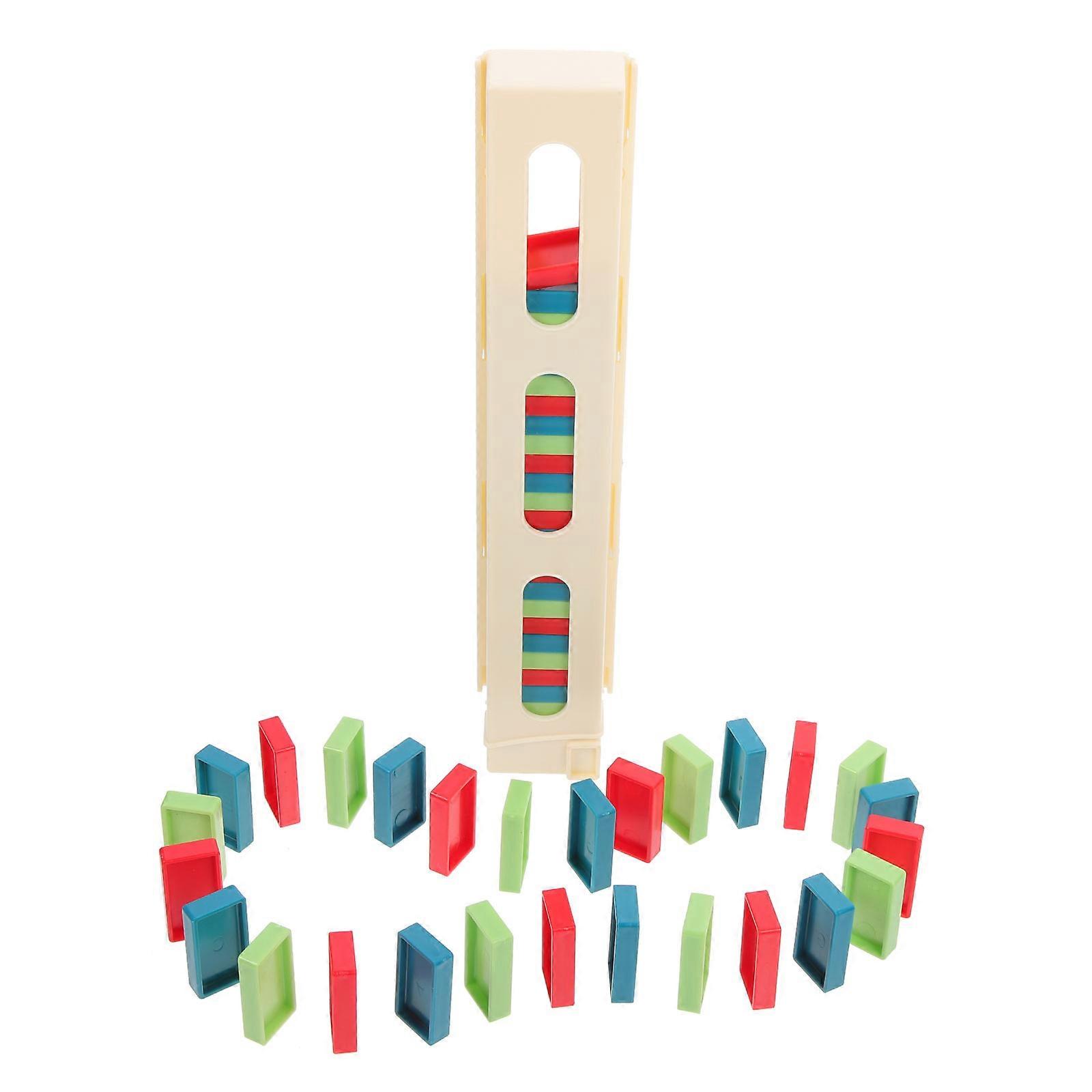 Domino Clip Plastic Domino Set for Educational Use 4Sets Household Toy