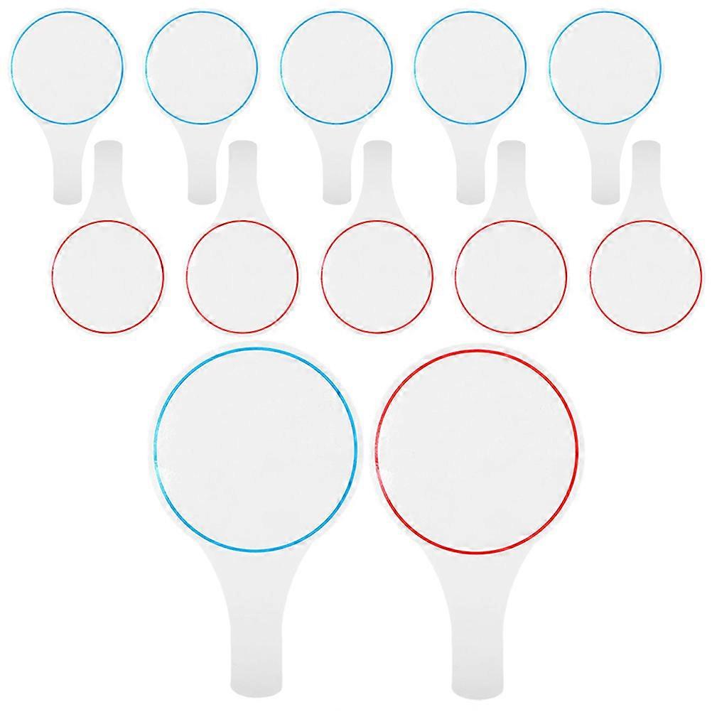 Mini Whiteboards Single Sided Paddles For Competitions Simple Design Effective Scoring 36 Pcs